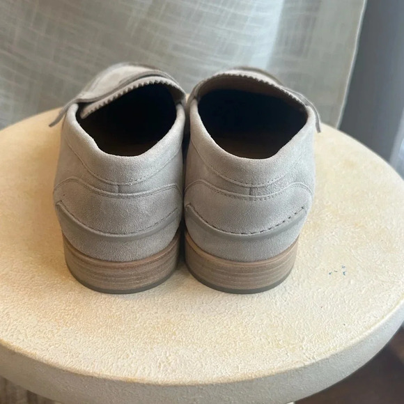 Christian Louboutin Beige Penny Flat Crosta Leather Loafers,Slip On, sz43 - Picture 5 of 8